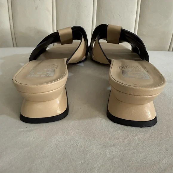 Emanuele Crasto Size 38 Leather Slides - Picture 11 of 12